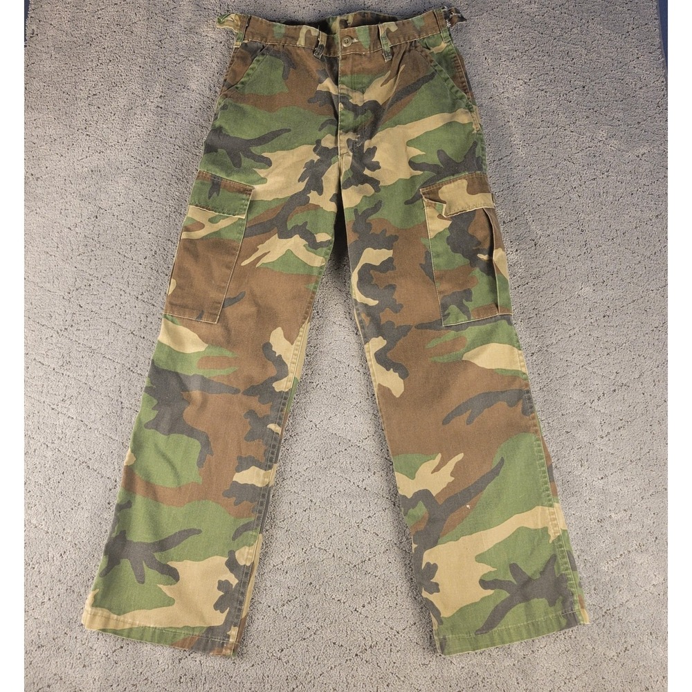 Vintage SafTBak Pants Mens 32x30 Camo Cargo Hunting Streetwear Made In USA